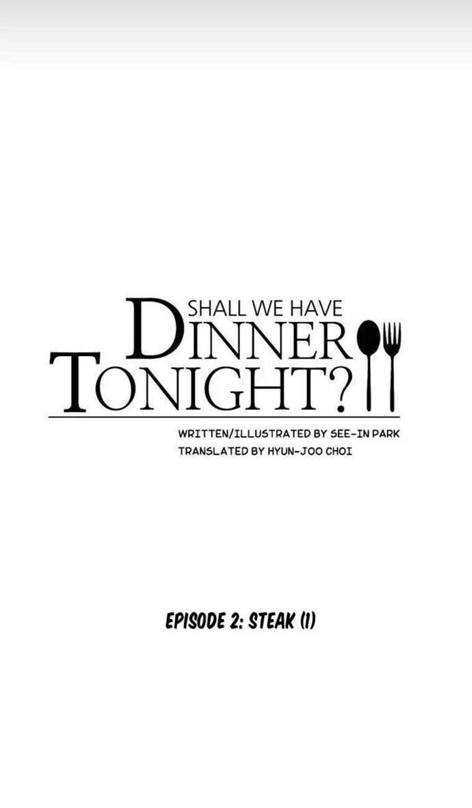Shall We Have Dinner Tonight? Chapter 2