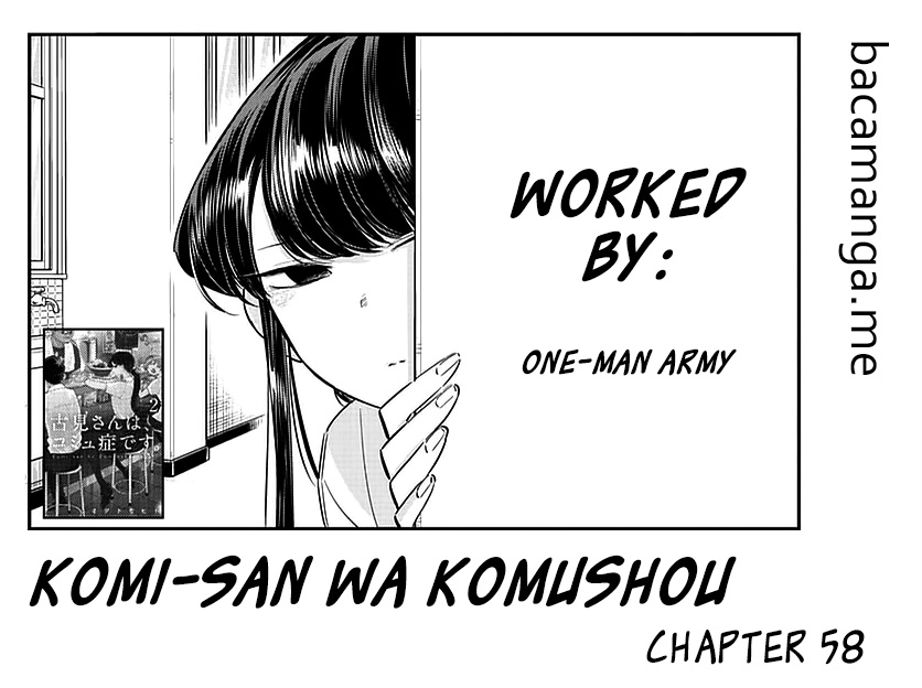Komi-san wa Komyushou Desu. Chapter 58