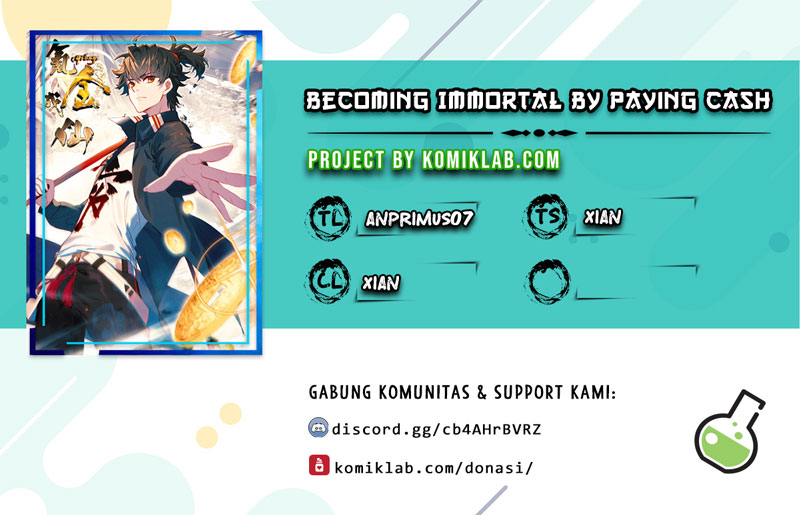 Becoming Immortal by Paying Cash Chapter 6