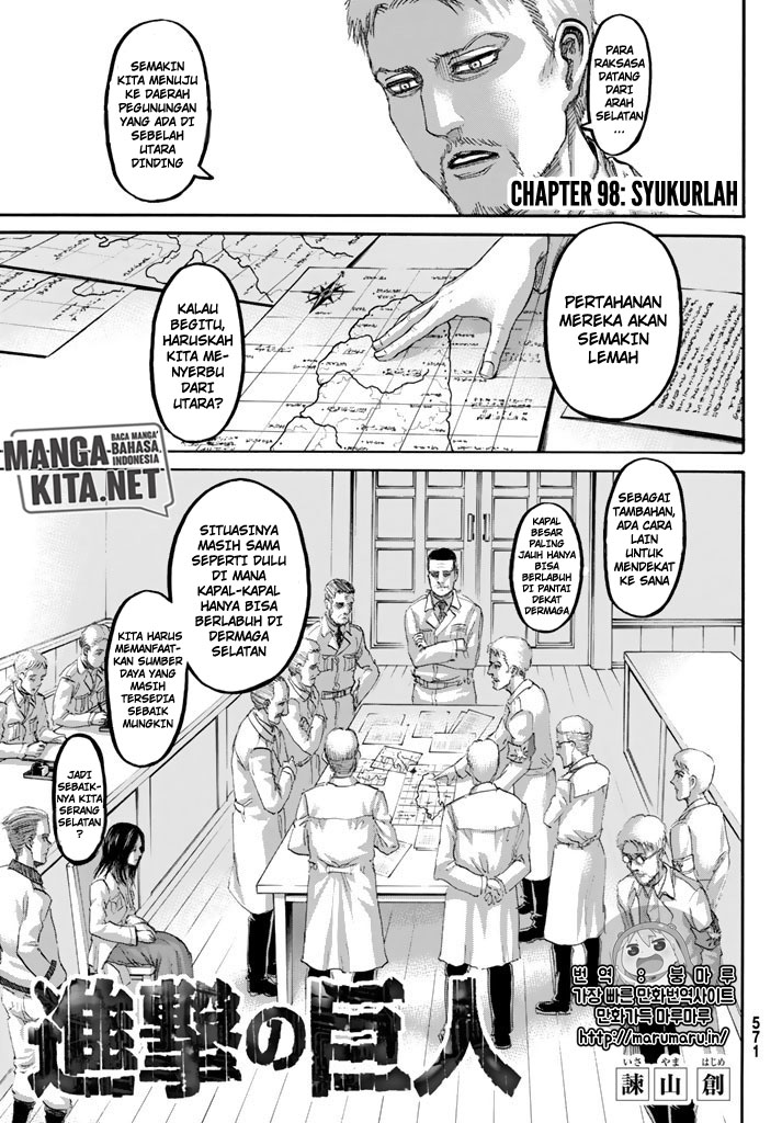 Shingeki no Kyojin Chapter 98