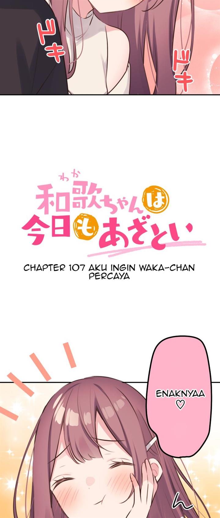 Waka-chan wa Kyou mo Azatoi Chapter 107