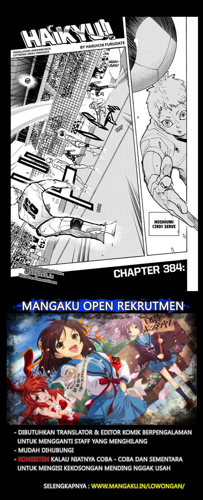 Haikyuu!! Chapter 384