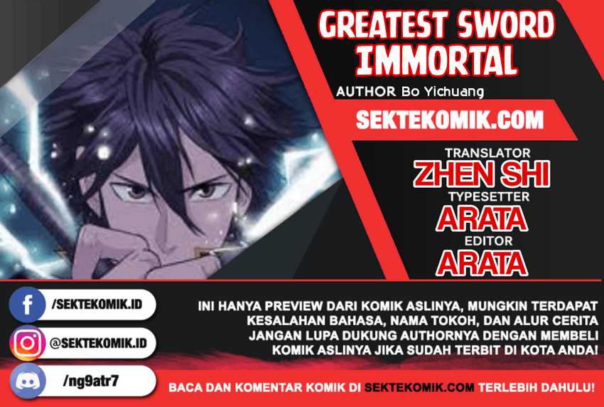 Greatest Sword Immortal Chapter 113