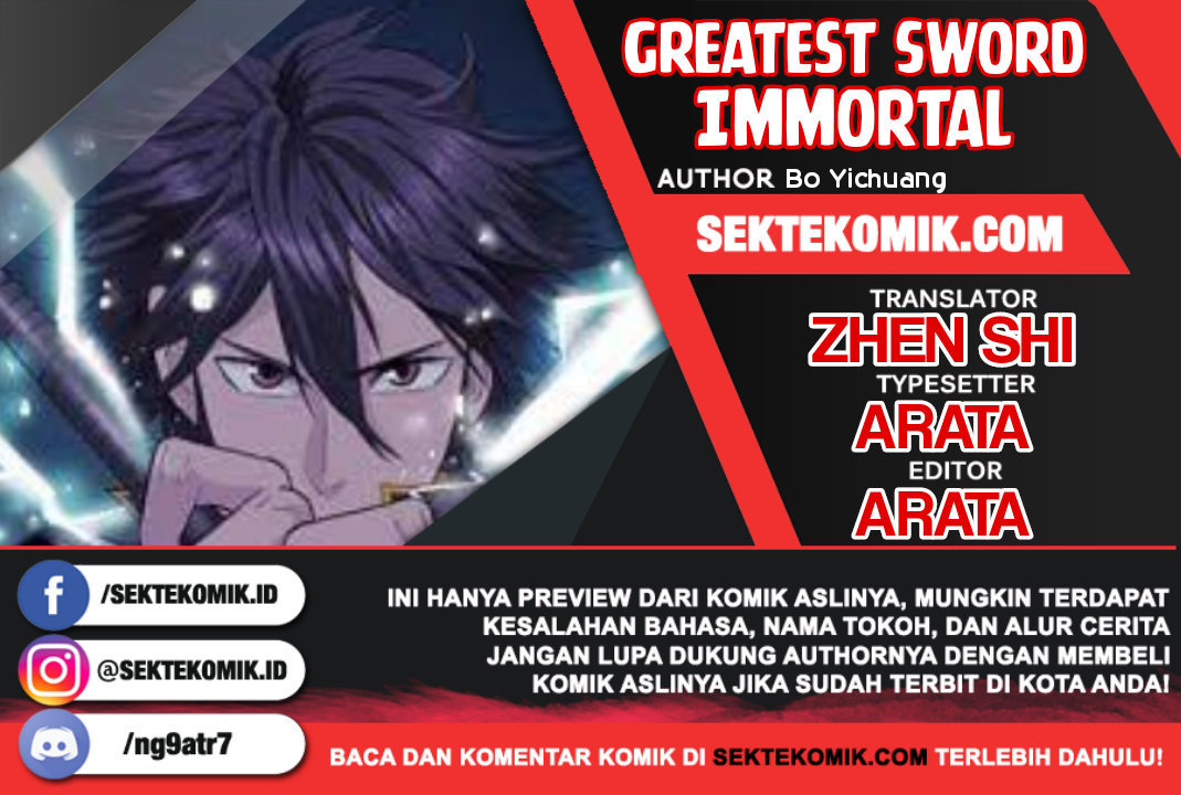Greatest Sword Immortal Chapter 95