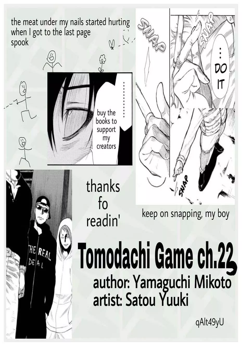 Tomodachi Game Chapter 23