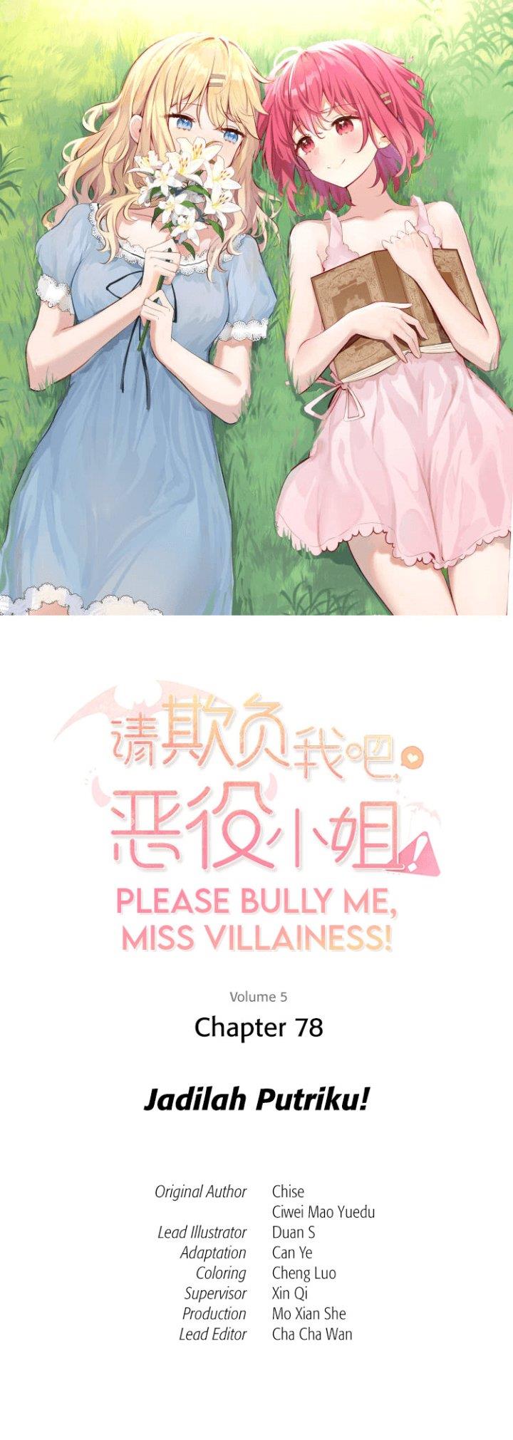 Please Bully Me, Miss Villainess! Chapter 78