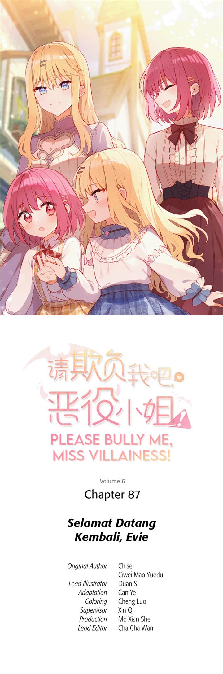 Please Bully Me, Miss Villainess! Chapter 87