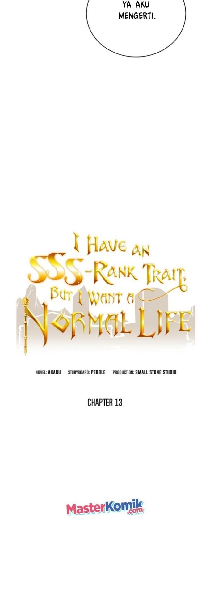 I have an SSS-rank Trait, but I want a Normal Life Chapter 13