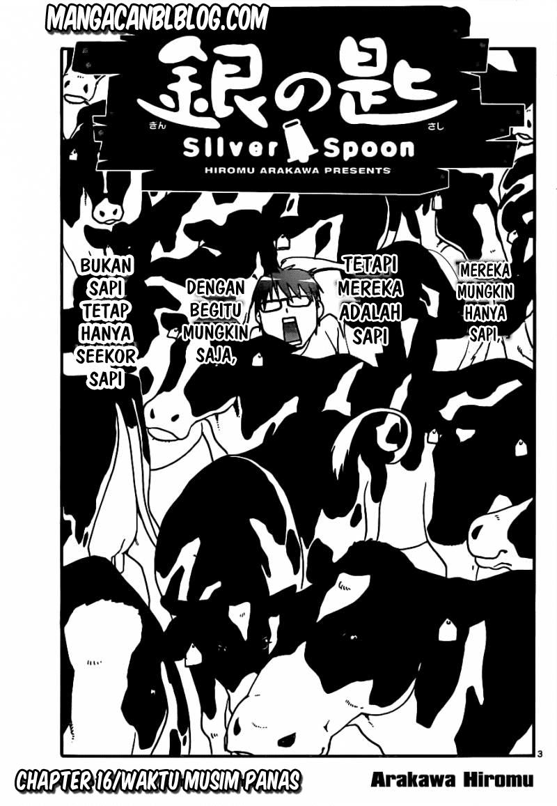 Silver Spoon (Gin no Saji) Chapter 16