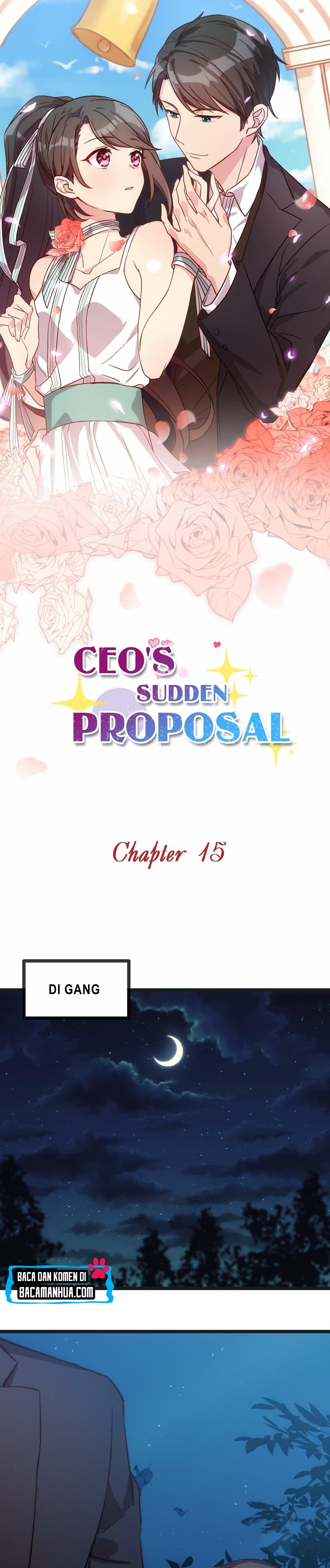 CEO’s Sudden Proposal Chapter 15