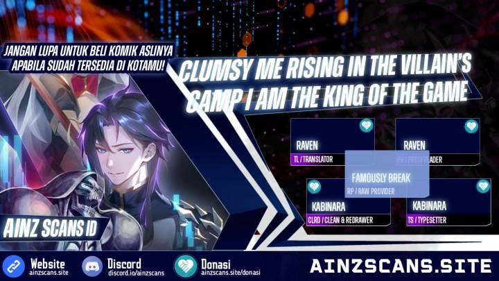 Clumsy Me Rising in the Villain’s Camp I am the King of the Game Chapter 2
