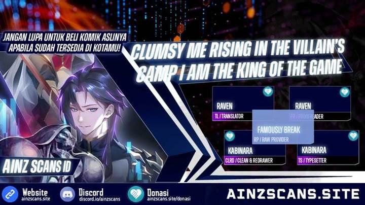 Clumsy Me Rising in the Villain’s Camp I am the King of the Game Chapter 5