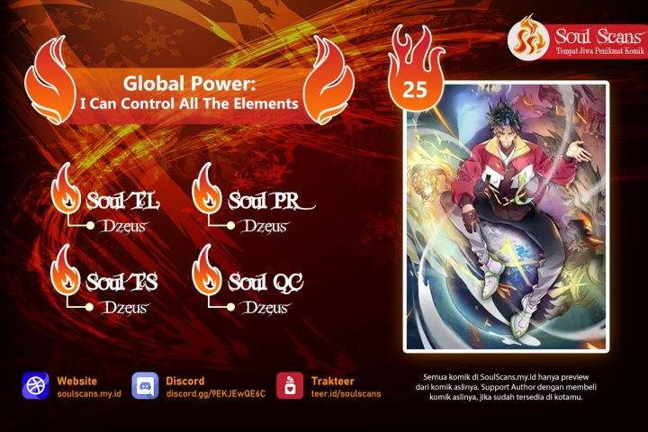 Global Power: I Can Control All The Elements Chapter 25