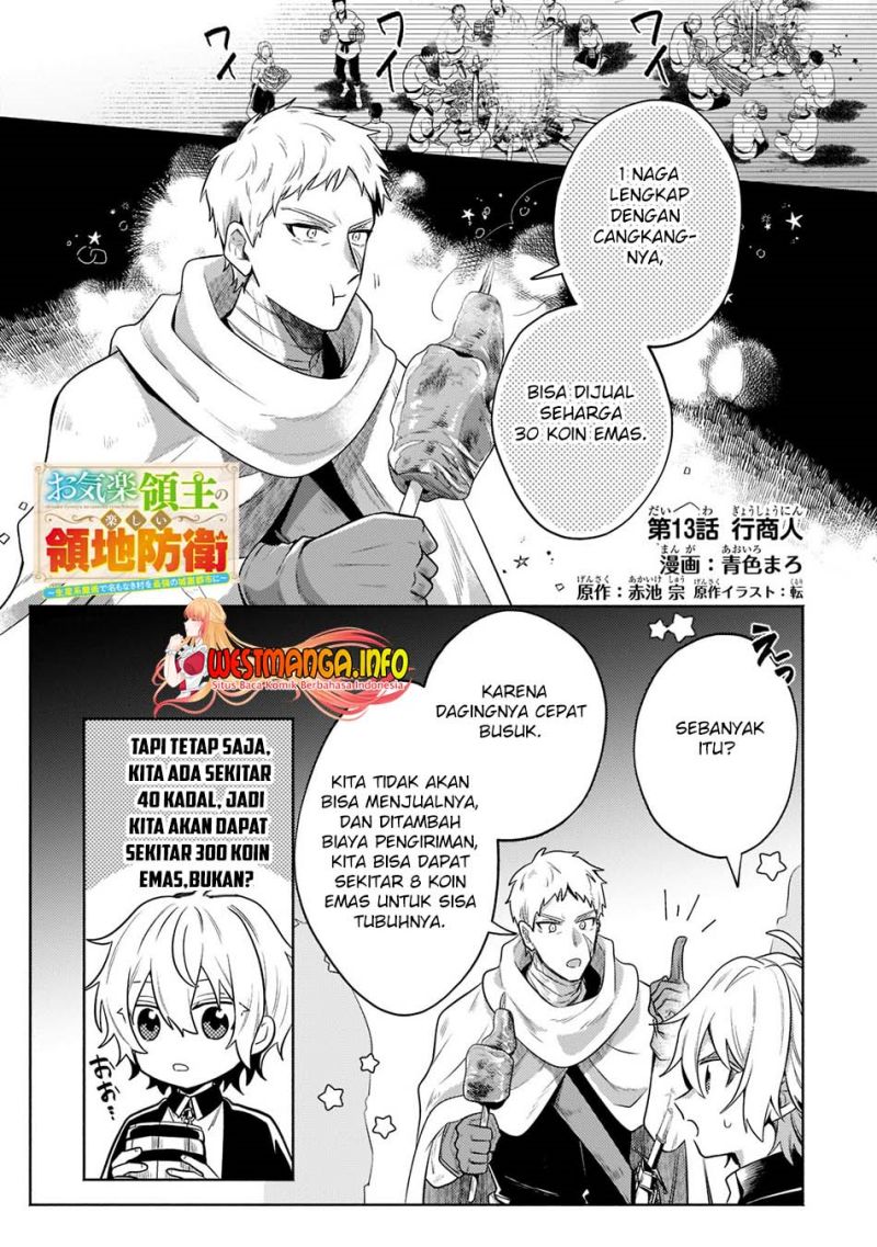 Fun Territory Defense Of The Easy-going Lord ~the Nameless Village Is Made Into The Strongest Fortified City By Production Magic~ Chapter 13.1