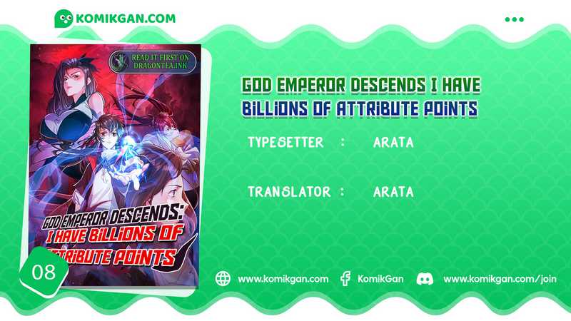 God Emperor Descends I have Billions of Attribute Points Chapter 8