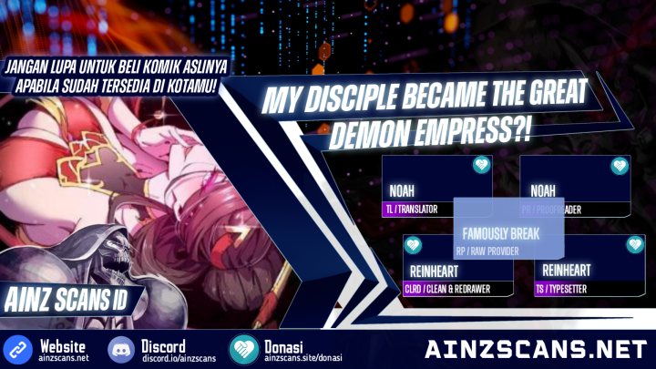 My Disciple Became The Great Demon Empress?! Chapter 4