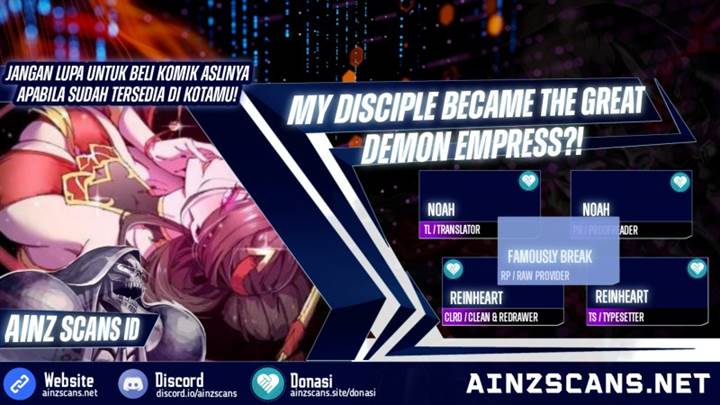 My Disciple Became The Great Demon Empress?! Chapter 5