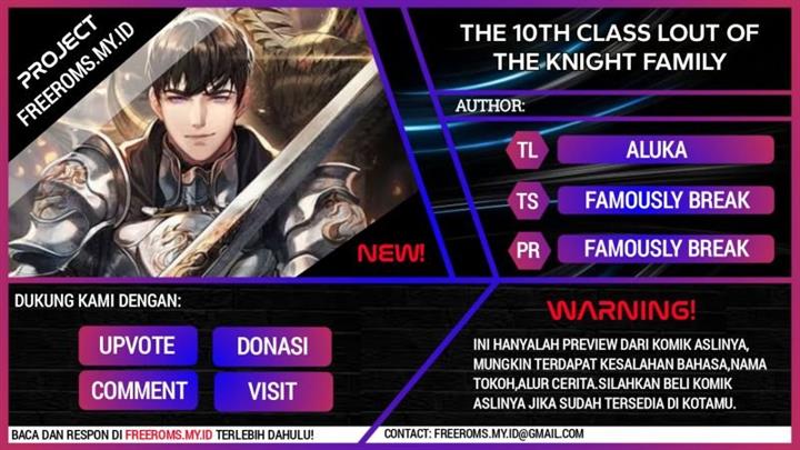 The 10th Class Lout of the Knight Family Chapter 1