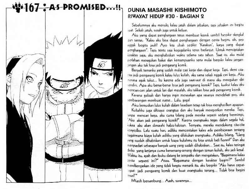 Naruto Chapter 167