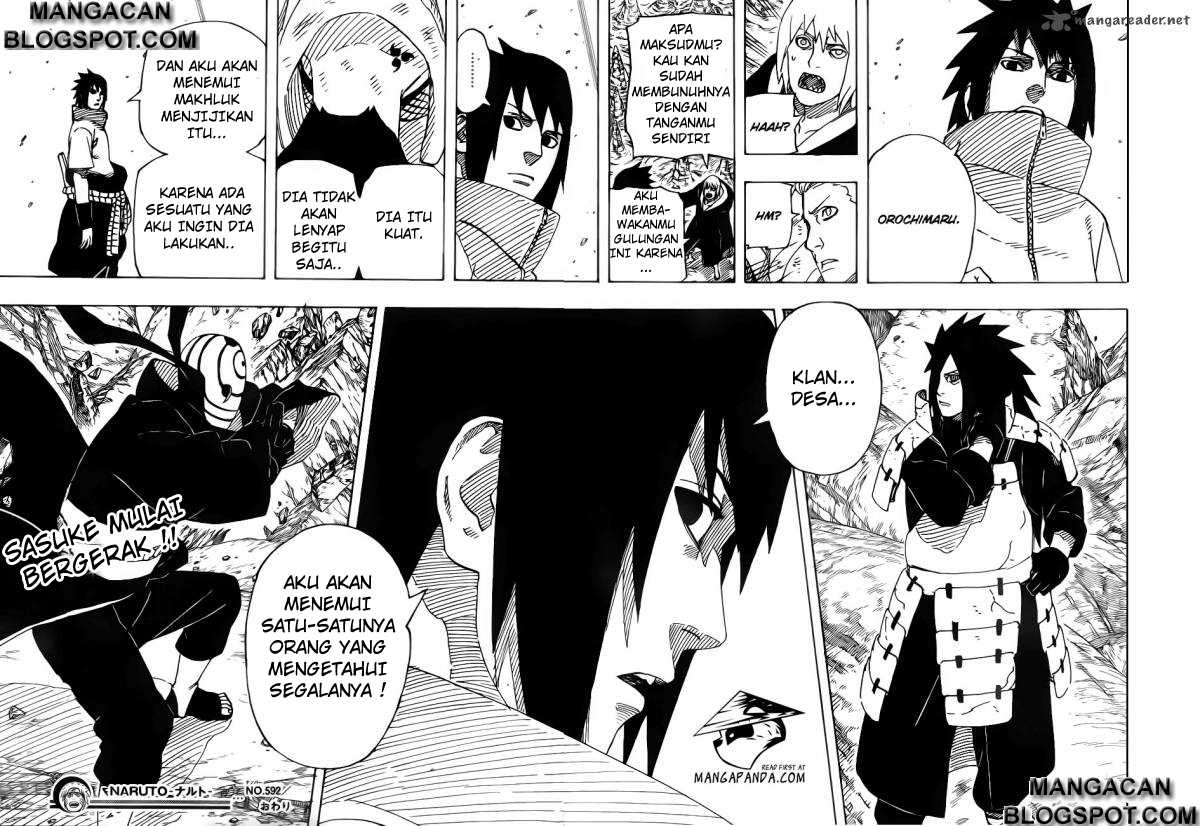Naruto Chapter 592