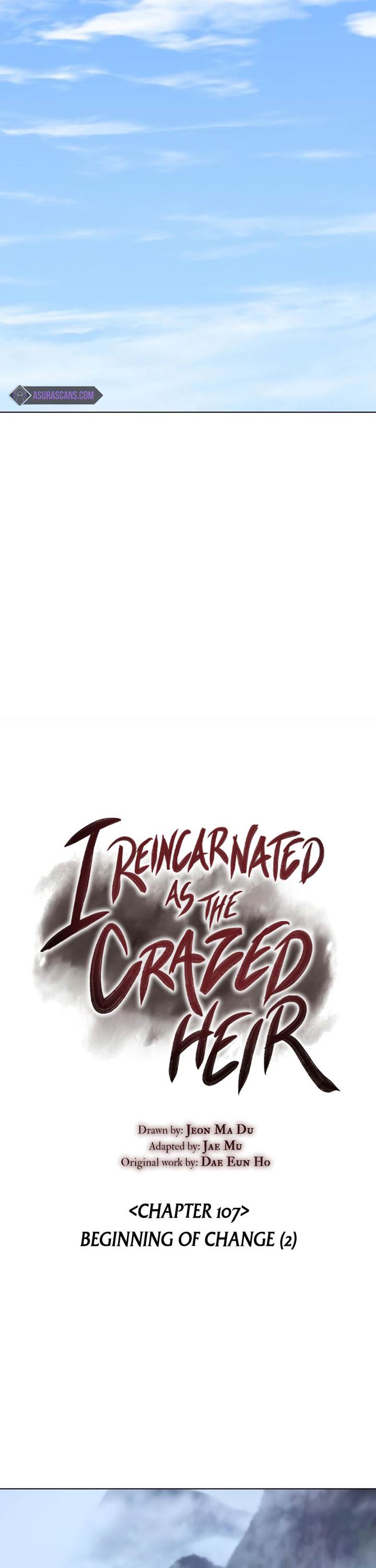 I Reincarnated As The Crazed Heir Chapter 107